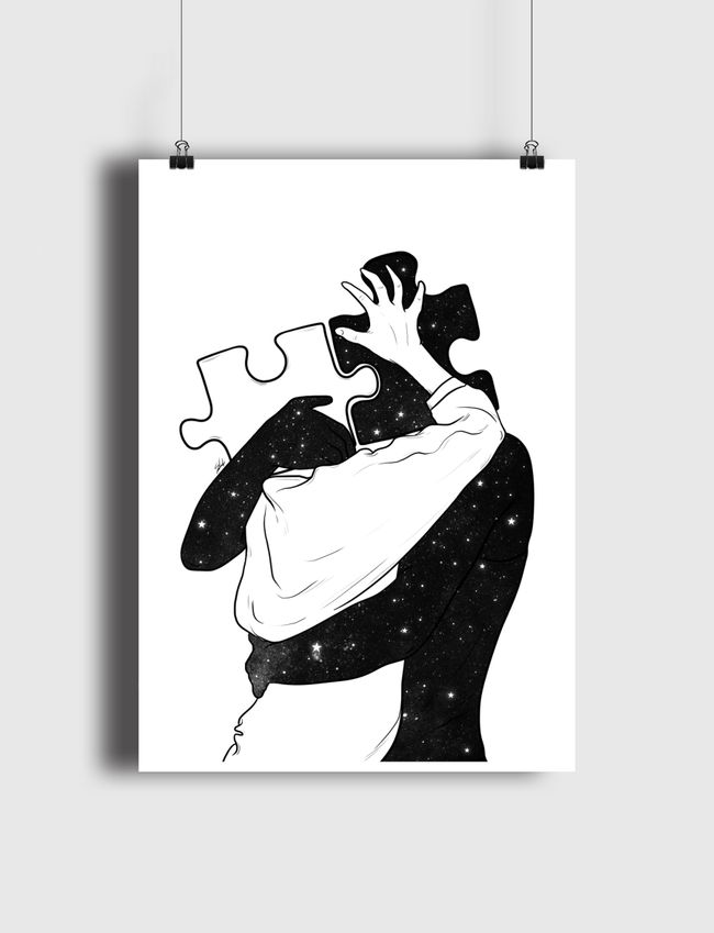 The puzzle love. - Poster