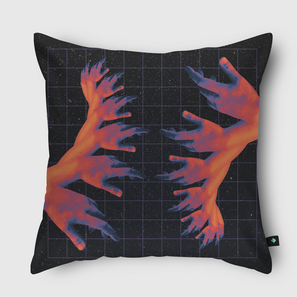 take my hands Throw Pillow