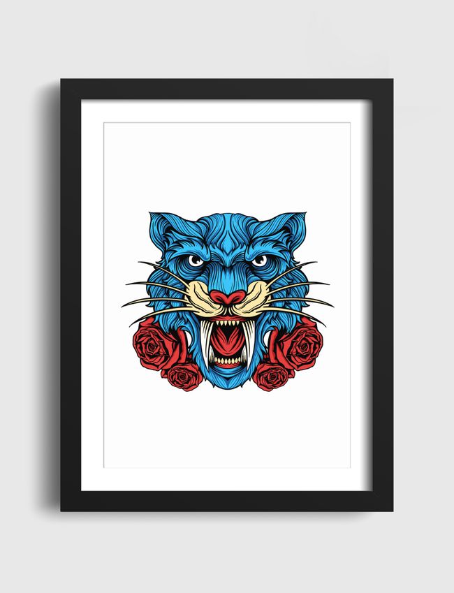 Wild Floral Tiger - Artframe