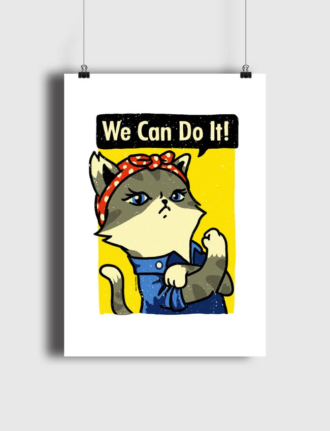 Purrsist! We Can Do It! - Poster