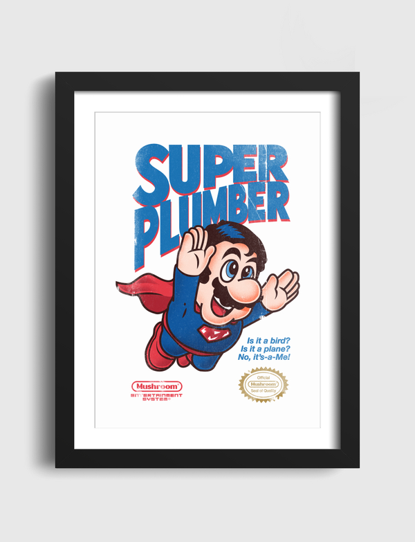 Super Plumber Artframe