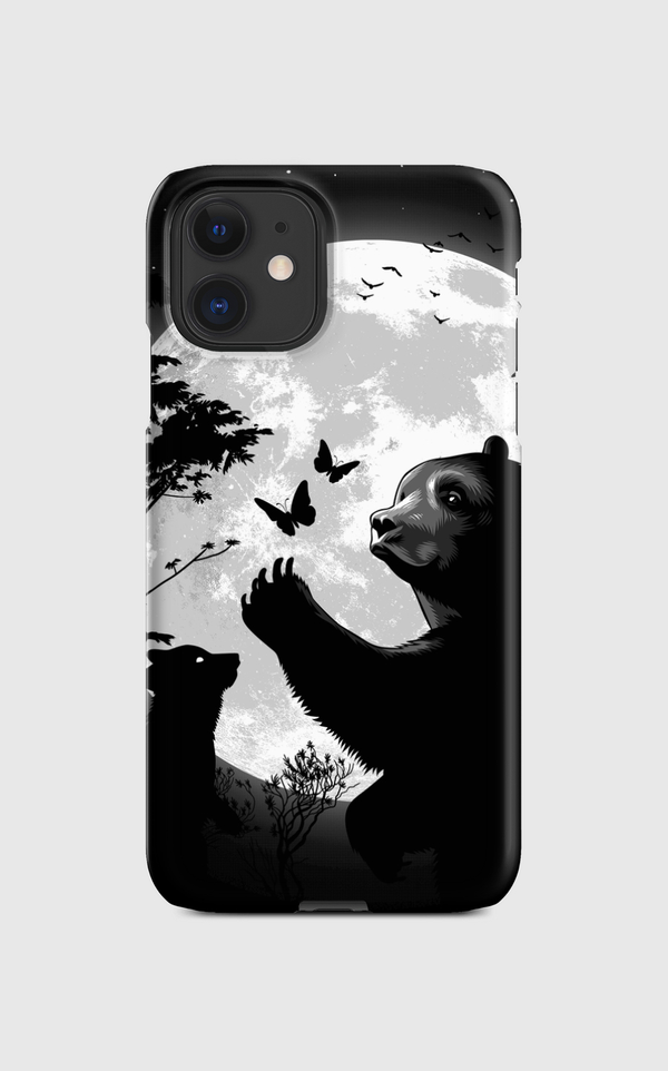 Mother bear under the moon Regular Case