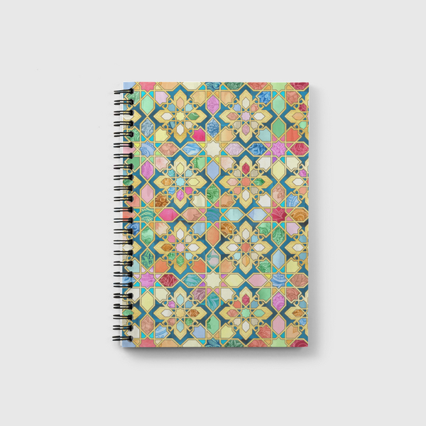 Jewel Colored Tiles Notebook