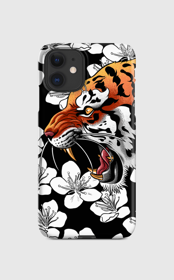 Tiger tattoo cherry tree Regular Case