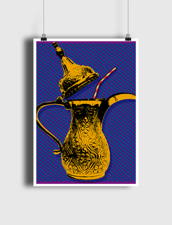 arabian coffee addicted Poster