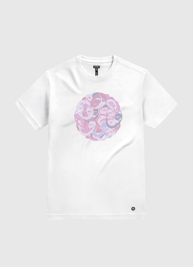 calligraphy pink - White Gold T-Shirt