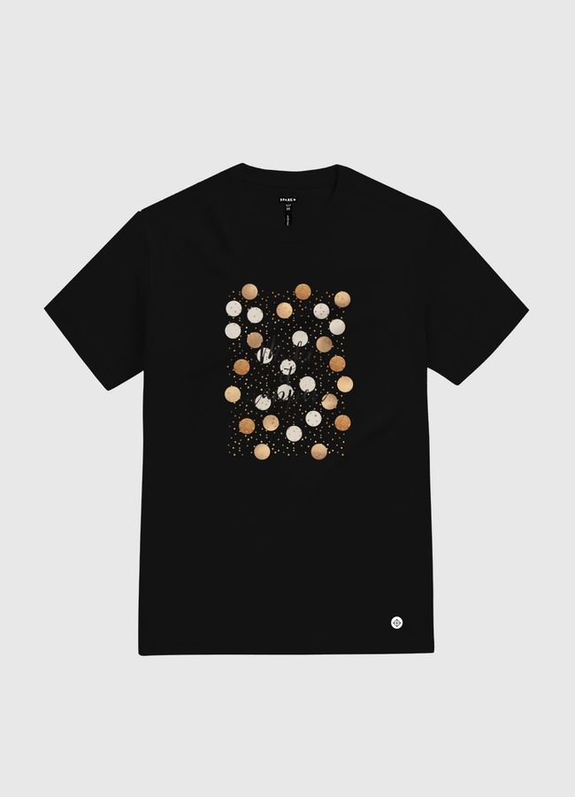 Make It Happen - Gold Dots - White Gold T-Shirt