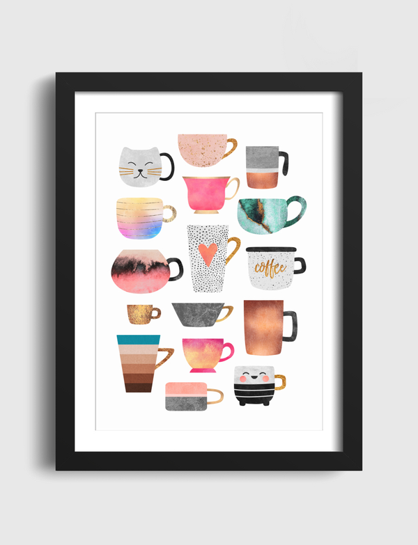 Coffee Cup Collection Artframe