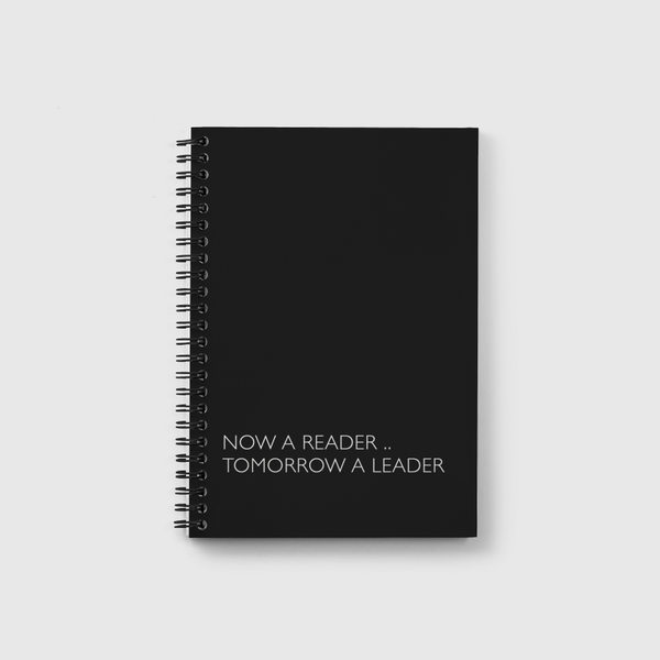 now a reader Notebook