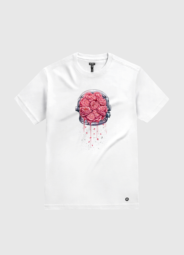 Cosmic peonies White Gold T-Shirt