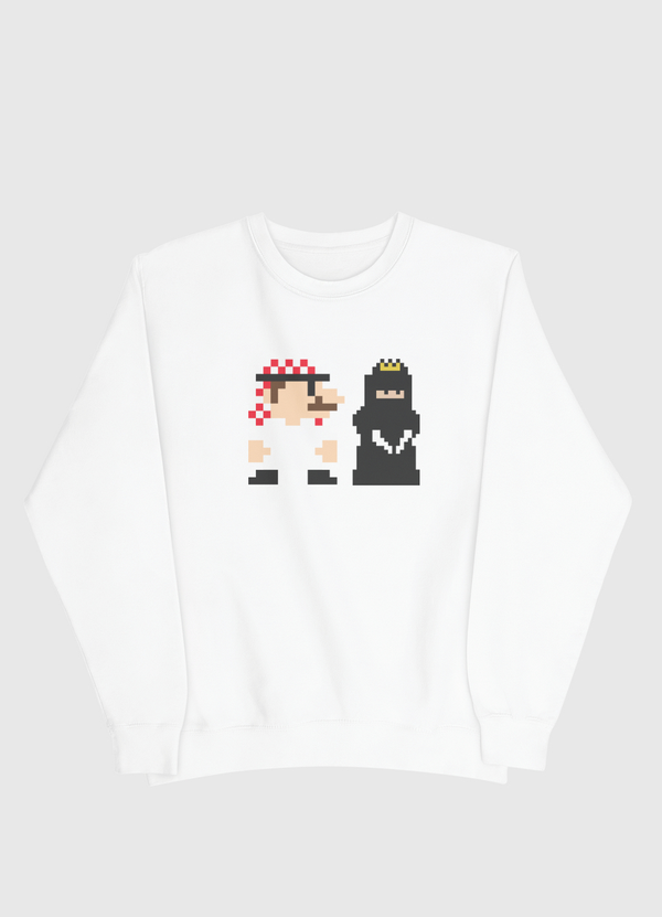 Mario and Princess Men Sweatshirt