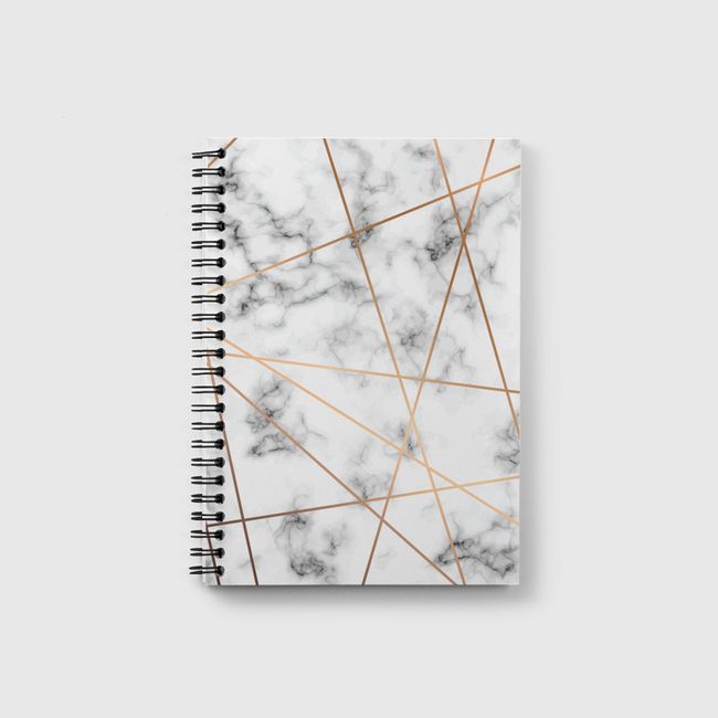 Marble and gold - Notebook