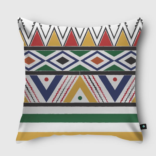 Saudi Patterns  - Throw Pillow