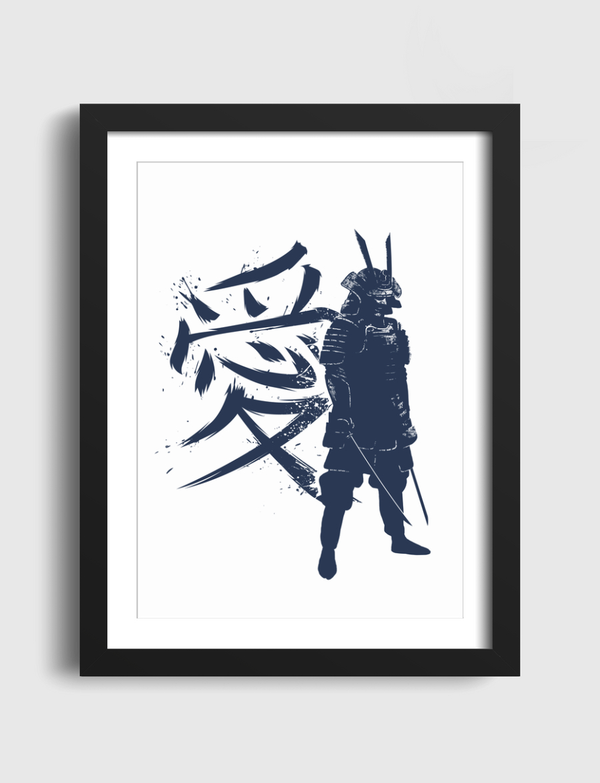 Samurai Kanji Artframe