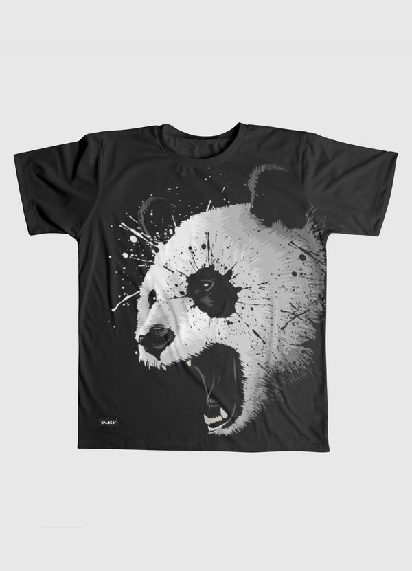 Splatter Panda Men Graphic T-Shirt