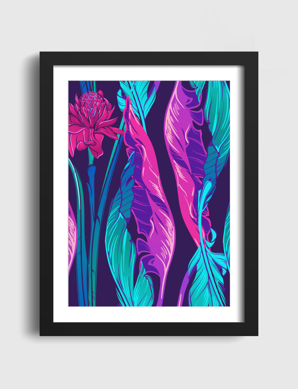 Floral Feathers Designs Artframe