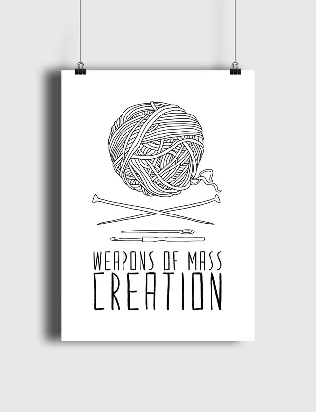 WOMC Knitting - Poster