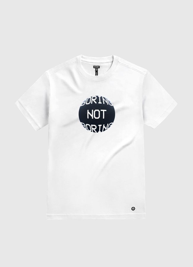 boring not boring  - White Gold T-Shirt