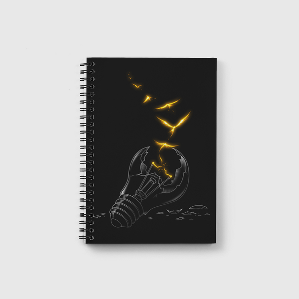 Freedom Light Bird Notebook