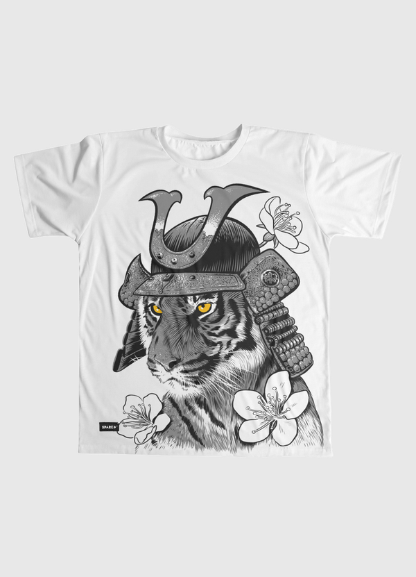 Samurai Tiger Men Graphic T-Shirt