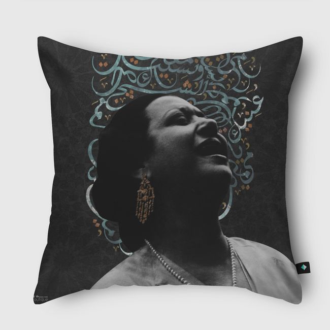 umm kulthum- enta omri - Throw Pillow