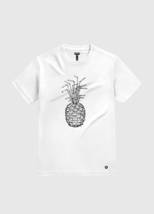 Pineapple straws White Gold T-Shirt