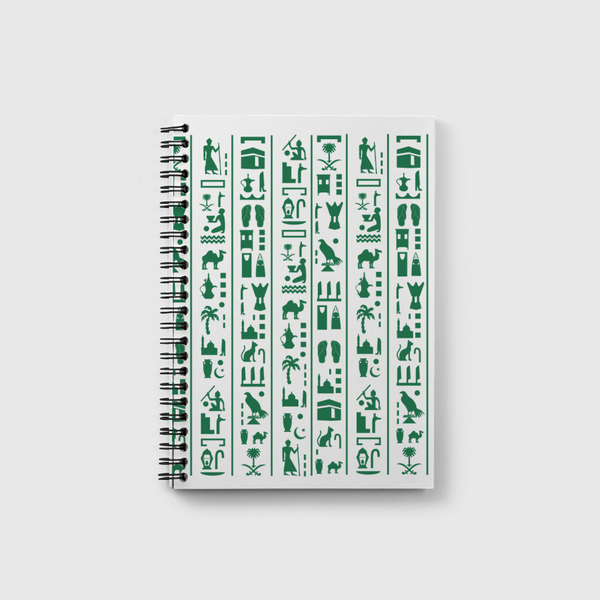  Saudi Script Notebook