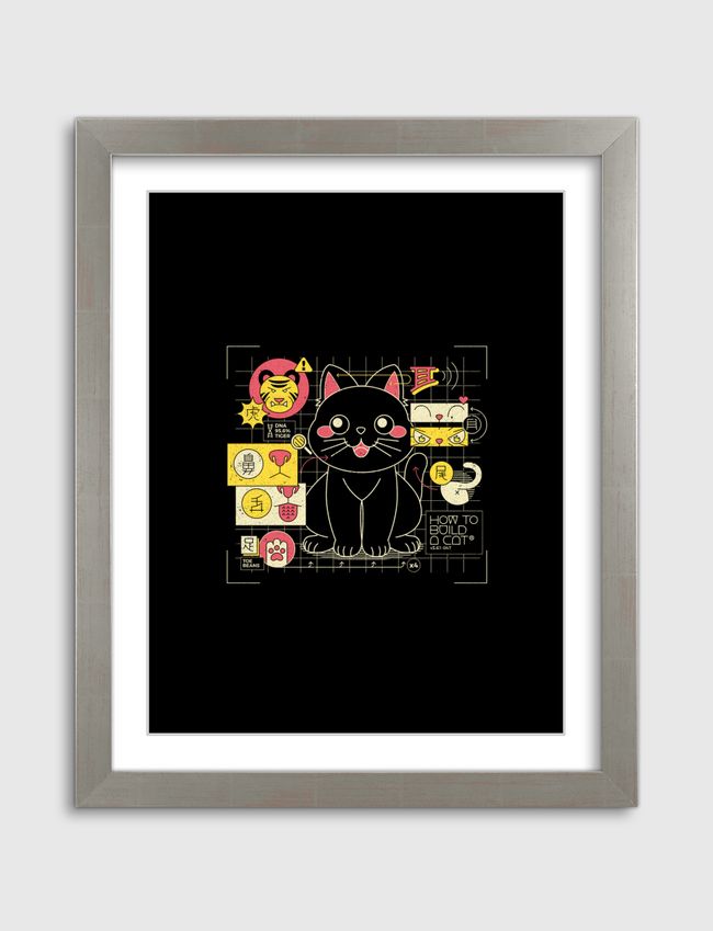 Japanese Cat Graph - Artframe