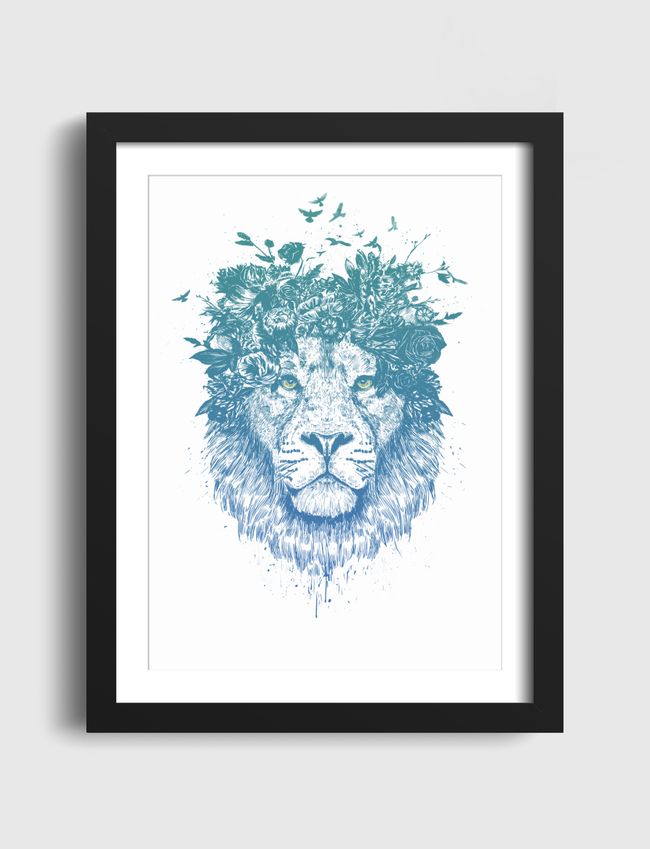 Floral lion - Artframe