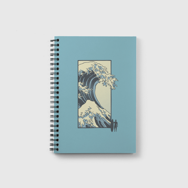Kanagawa Surfer Notebook