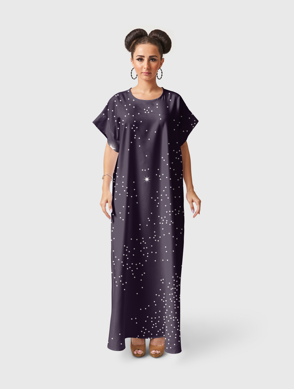 Starry night Short Sleeve Dress