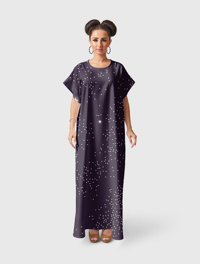 Starry night - Short Sleeve Dress
