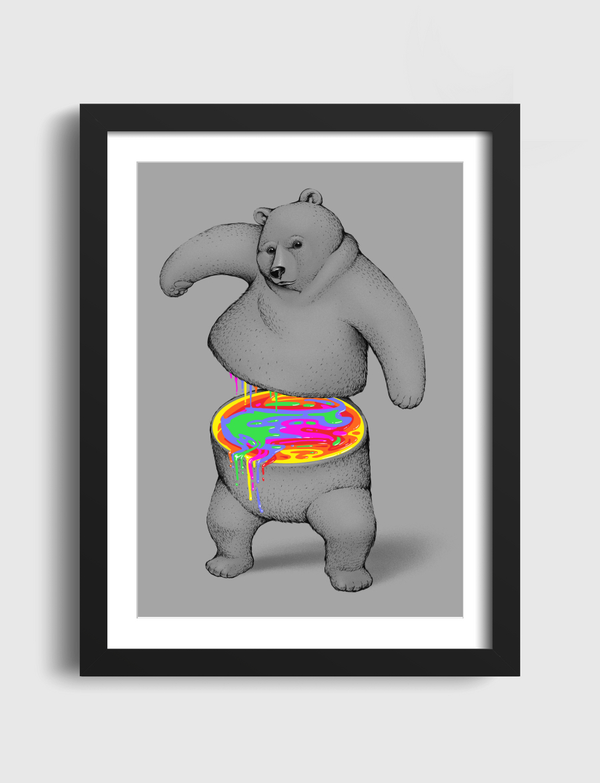 Rainbow Bear Artframe