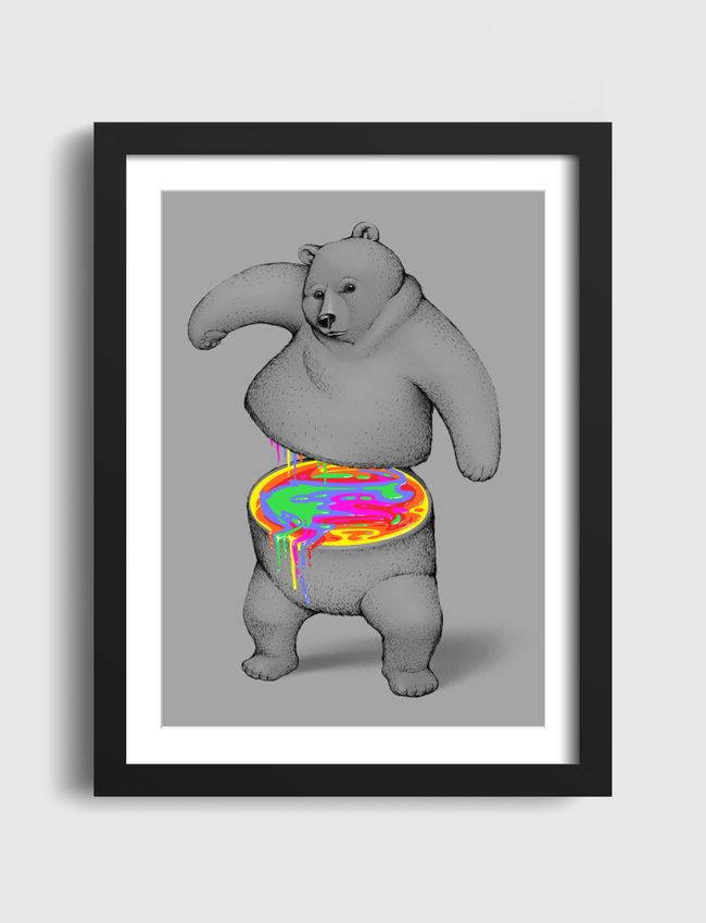 Rainbow Bear - Artframe