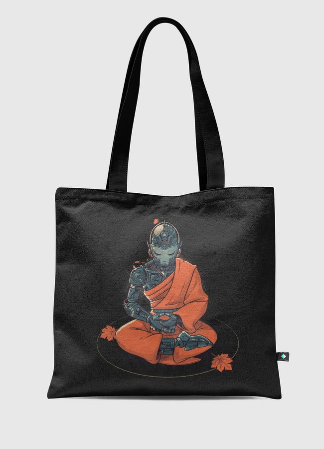 Meditation Robot Monk - Tote Bag