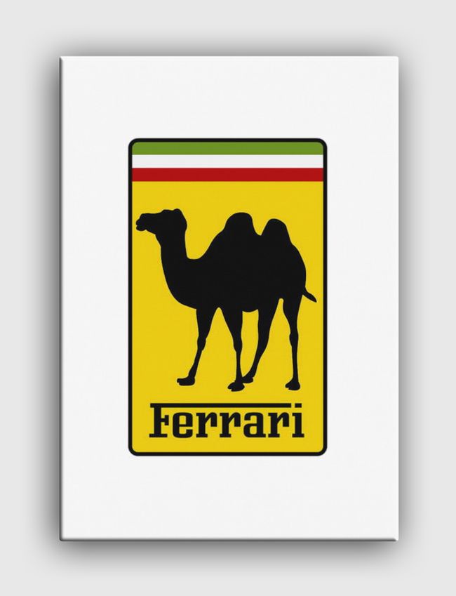 Ferrari by Nadaa Jawaa - Canvas