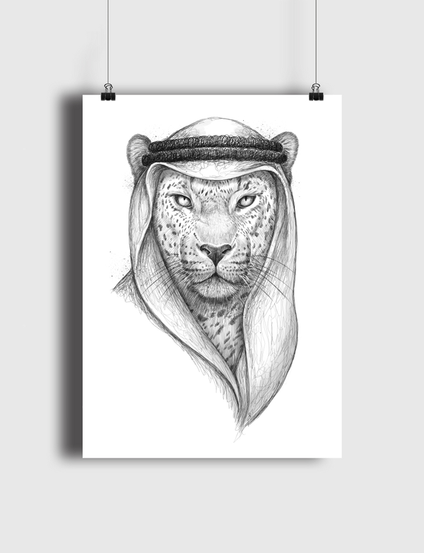 Saudi Leopard Poster