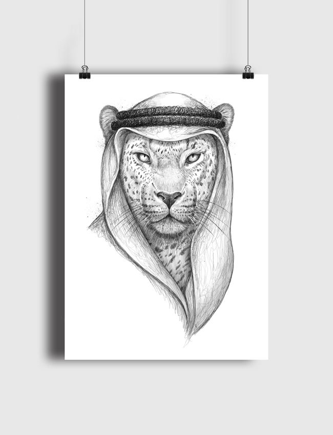 Saudi Leopard - Poster