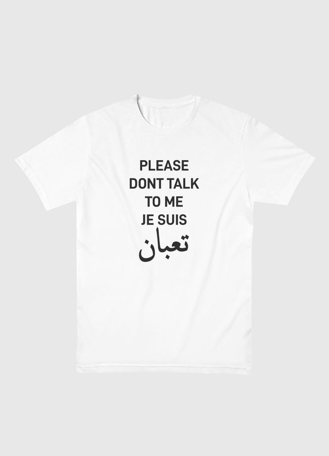 je suis ta3ban (black) - Men Basic T-Shirt