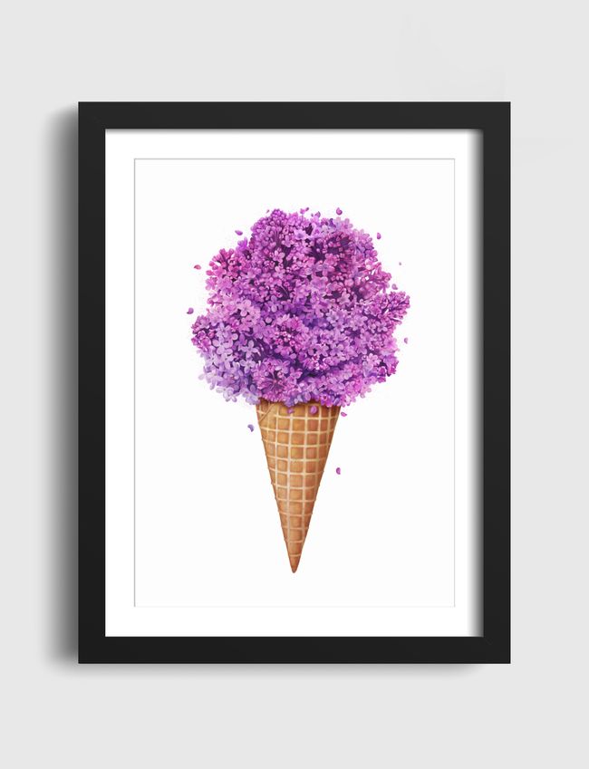 Ice cream with lilac - Artframe