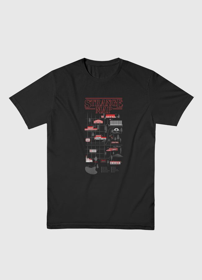 Strange Map - Men Basic T-Shirt