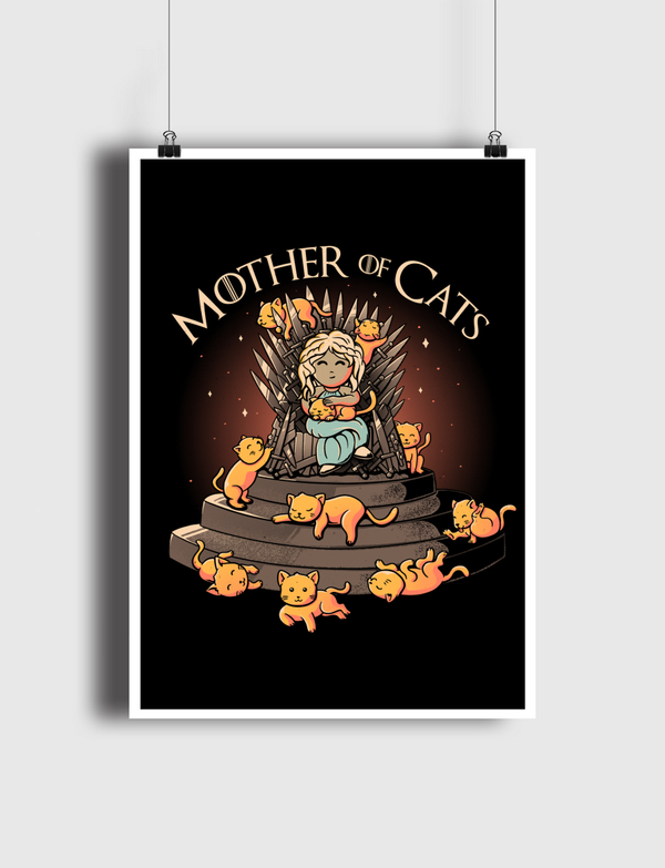 Mother of Cats Poster