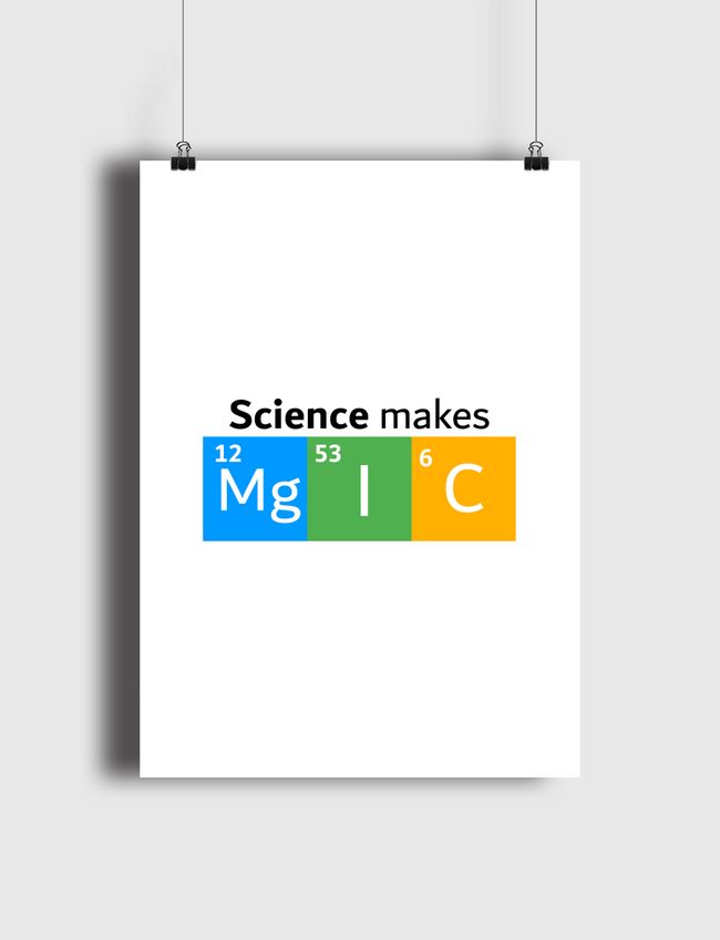 Science Makes Magic - Poster