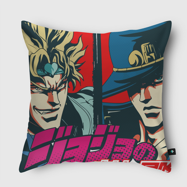 jojo bizarre adventures Throw Pillow