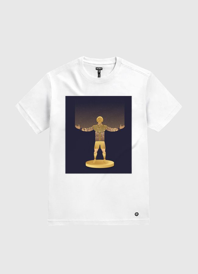 محمد صلاح  MO Salah  - White Gold T-Shirt