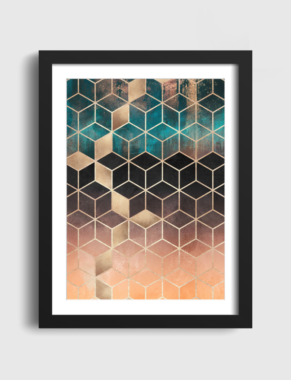 Ombre Dream Cubes Artframe