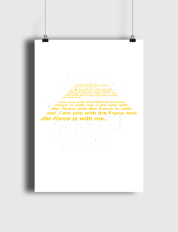 I am one with the Force Poster