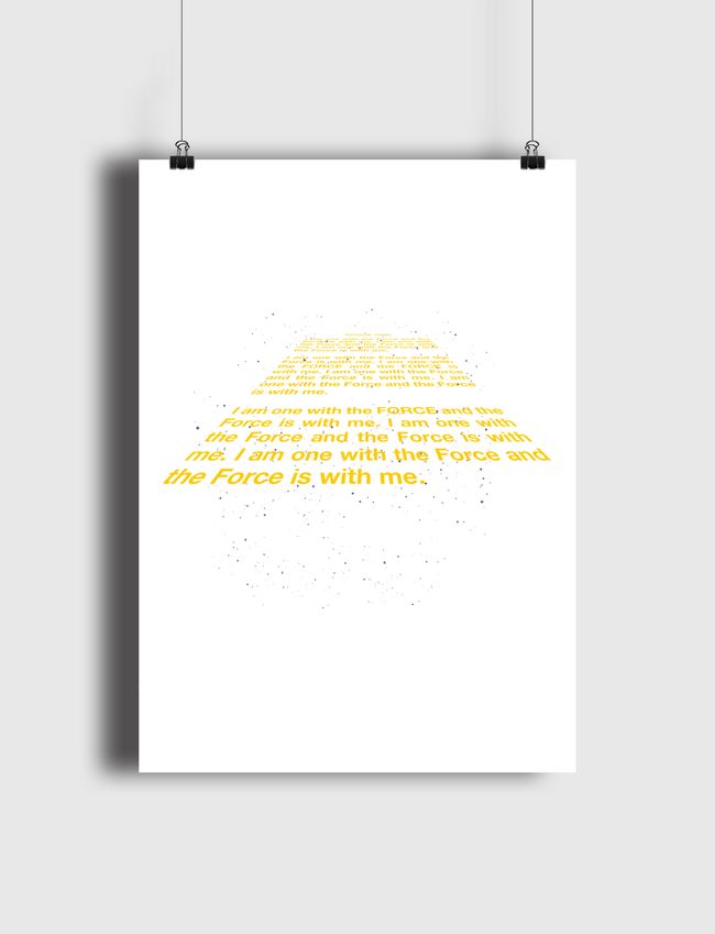 I am one with the Force - Poster