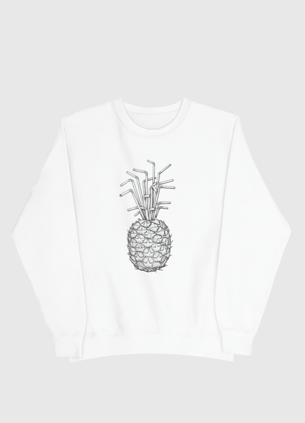 Pineapple straws Men Sweatshirt