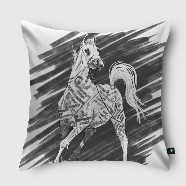 Horse III - Throw Pillow